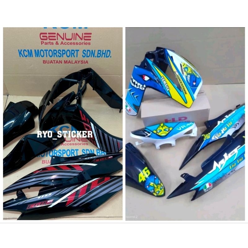 สติ๊กเกอร์ YAMAHA EGO S 110 BATMAN / SHARK