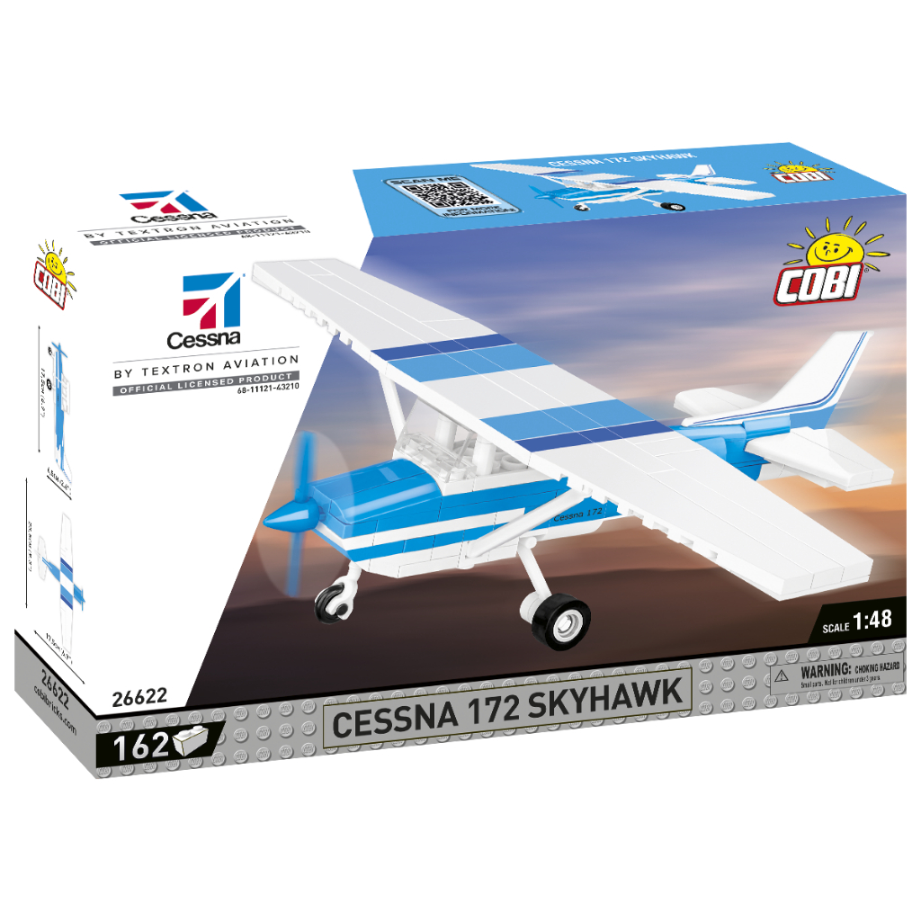 COBI Cessna 172 – โมเดลลิขสิทธิ์การบิน Textron อย่างเป็นทางการ – ชุดอิฐที่เข้ากันได้ของ Lego – ผลิตใ