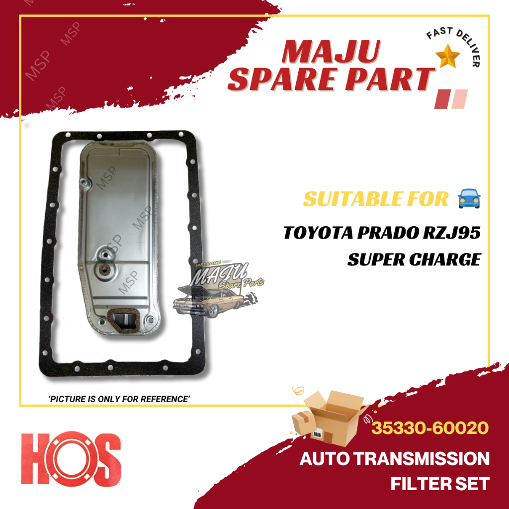 MSP TOYOTA PRADO RZJ95 SUPER CHARGE AUTO TRANSMISSION FILTER ชุดเกียร์อัตโนมัติกล่องกรอง 35330-60020