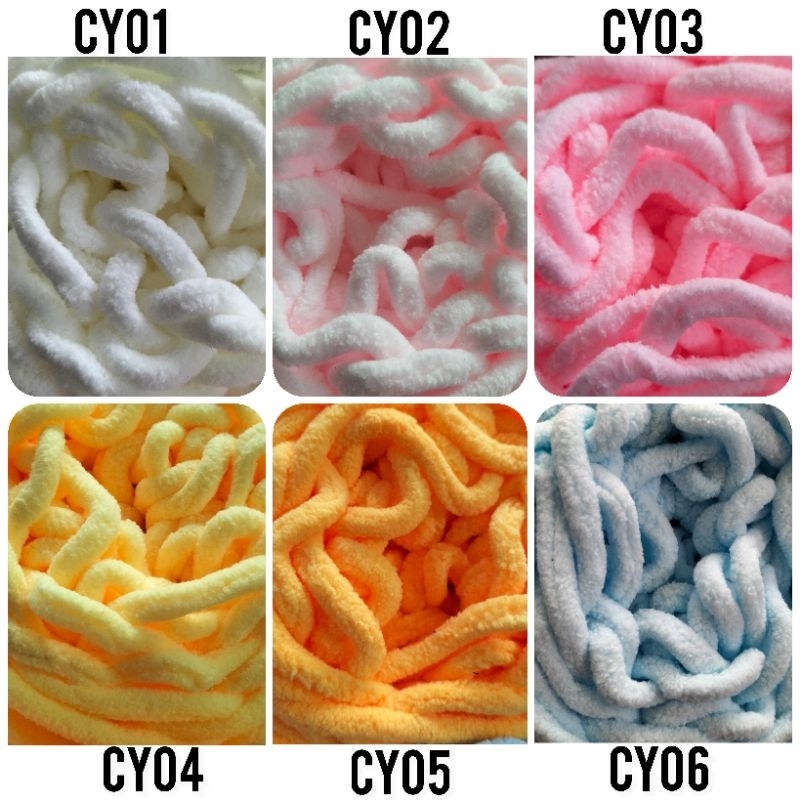 MICROFIBER CHUNKY YARN SOFT AMIGURUMI CROCHET KNITTING FLUFFY