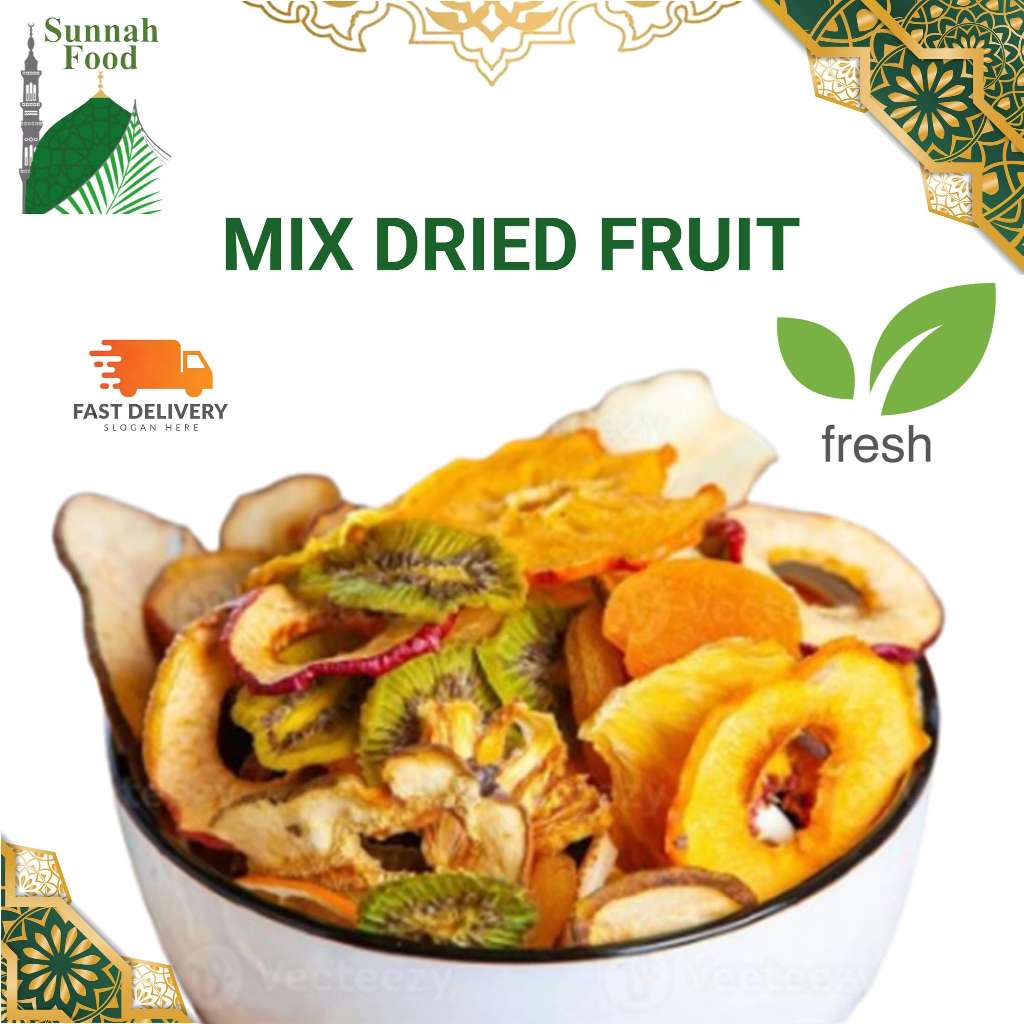 ผลไม้ผลไม้ธรรมชาติ APRICOT , KIWI ,STRAWBERRY , GUAVA , MANGO , FIG , PINEAPPLE SLICE AND PINEAPPLE 