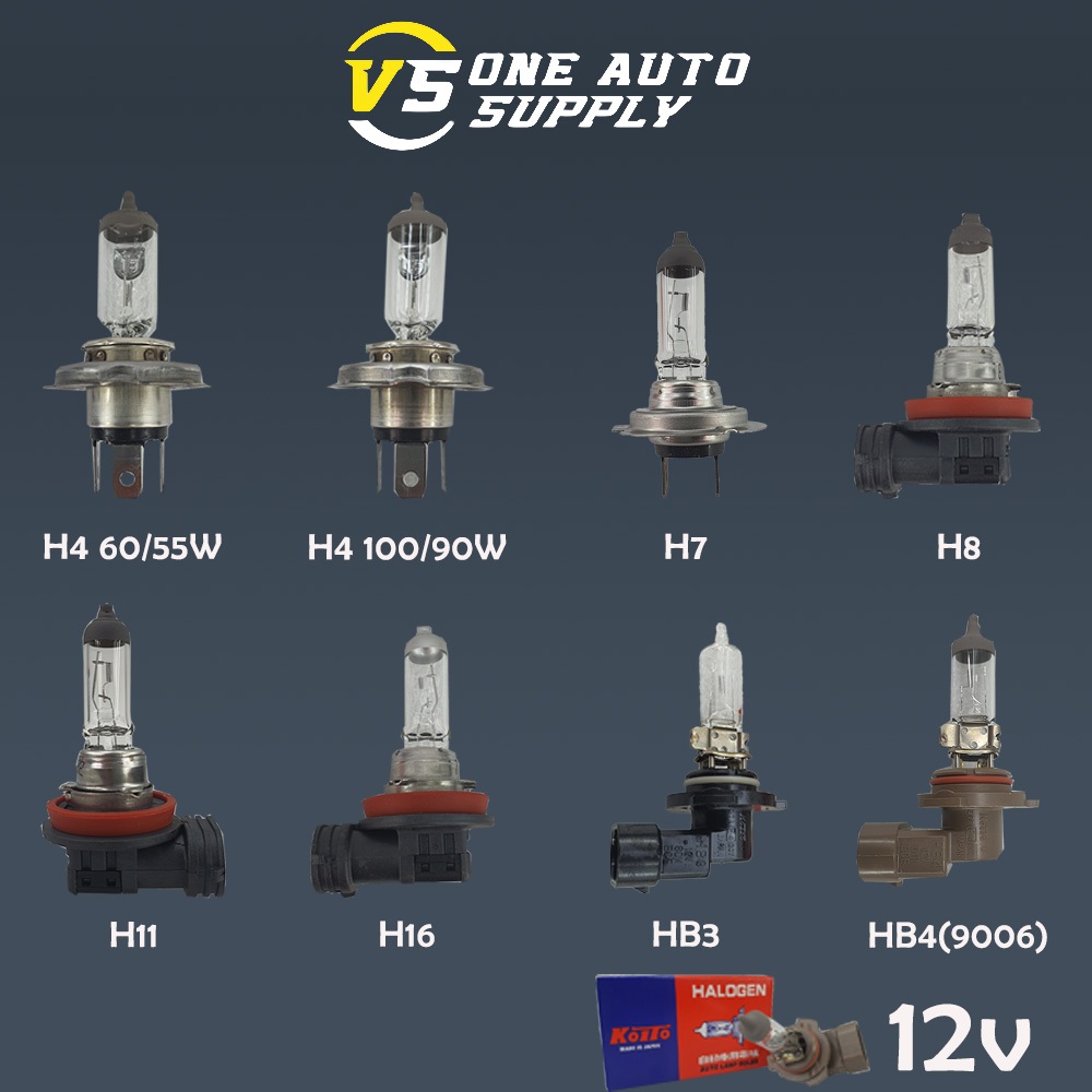 KOITO ญี่ปุ่นเกาหลีหัวโคมไฟหมอกหลอดไฟ MANTOL BESAR REPLACEMENT 12V H4 H7 H8 H11 H16 HB3 HB4 9006