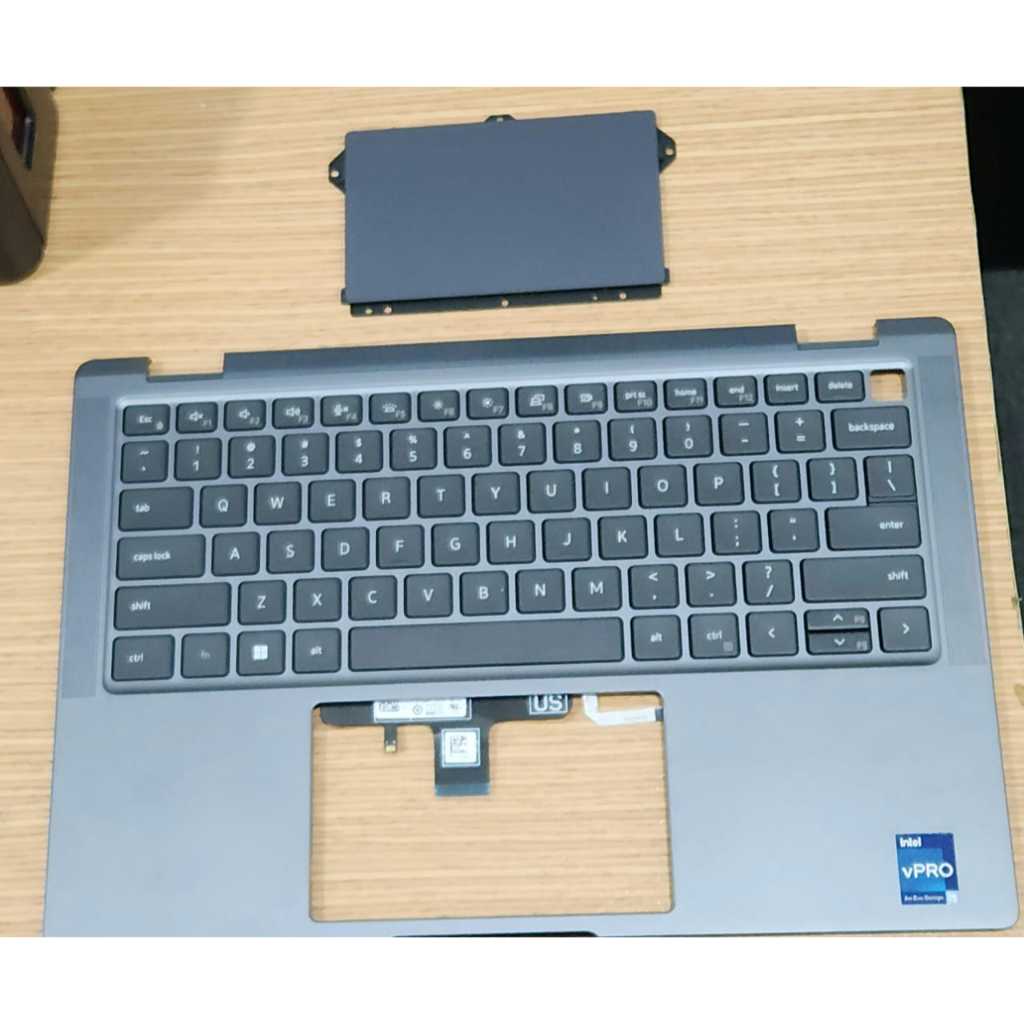 Dell Latitude 9430 คีย์บอร์ด 2-in-1 Palmrest Touchpad Assembly YF2N3 R0J9D AM3CX000512 AM3CX000501 C