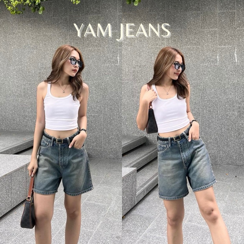 Yam Jeans กางเกงยีนส์ขาสั้น 🔥