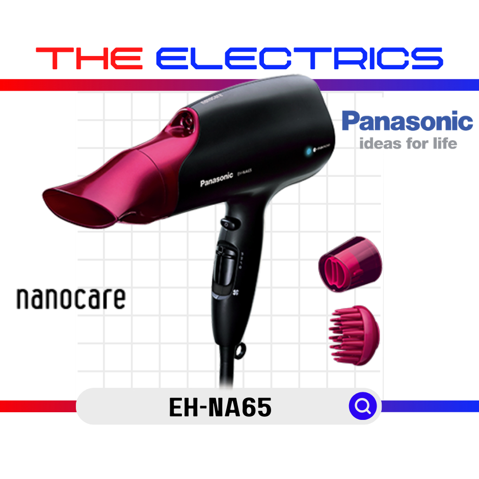 Panasonic 2000W เครื ่ องเป ่ าผมนาโนแคร ์ EH-NA65-K655 / EH-NA65
