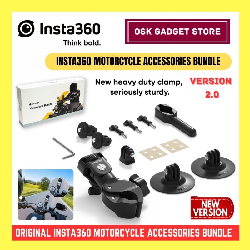 Insta360 Motorcycle Bundle New Version Insta360 Accessories