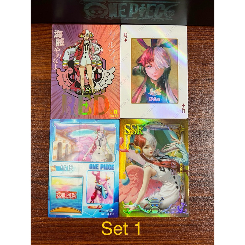 One Piece One Piece One Piece CCG Uta Uta (ทั้งชุด) (ทั้งชุด) (ตัวเลือกแรกของนักสะสม)