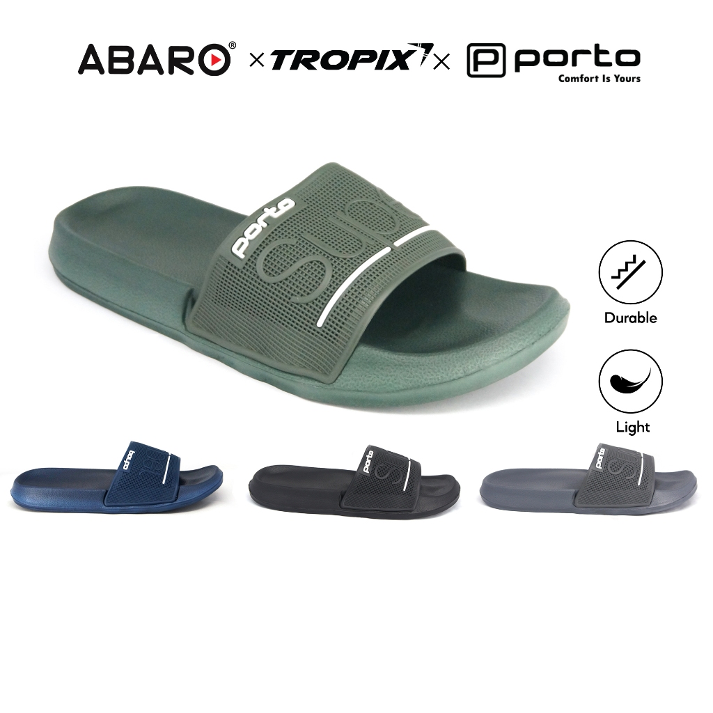 Abaro Super Light Comfy ESN71A5 ESN71A6 TROPIX PORTO Soft EVA Men Slipper/Sandal Lelaki/ Men Sandal/Selipa Lelaki
