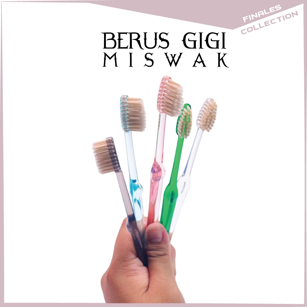 FINALES Berus Gigi Miswak Asli Berus Gigi Al-abyad Miswak Bristle Miswak Sunnah Toothbrush Miswak