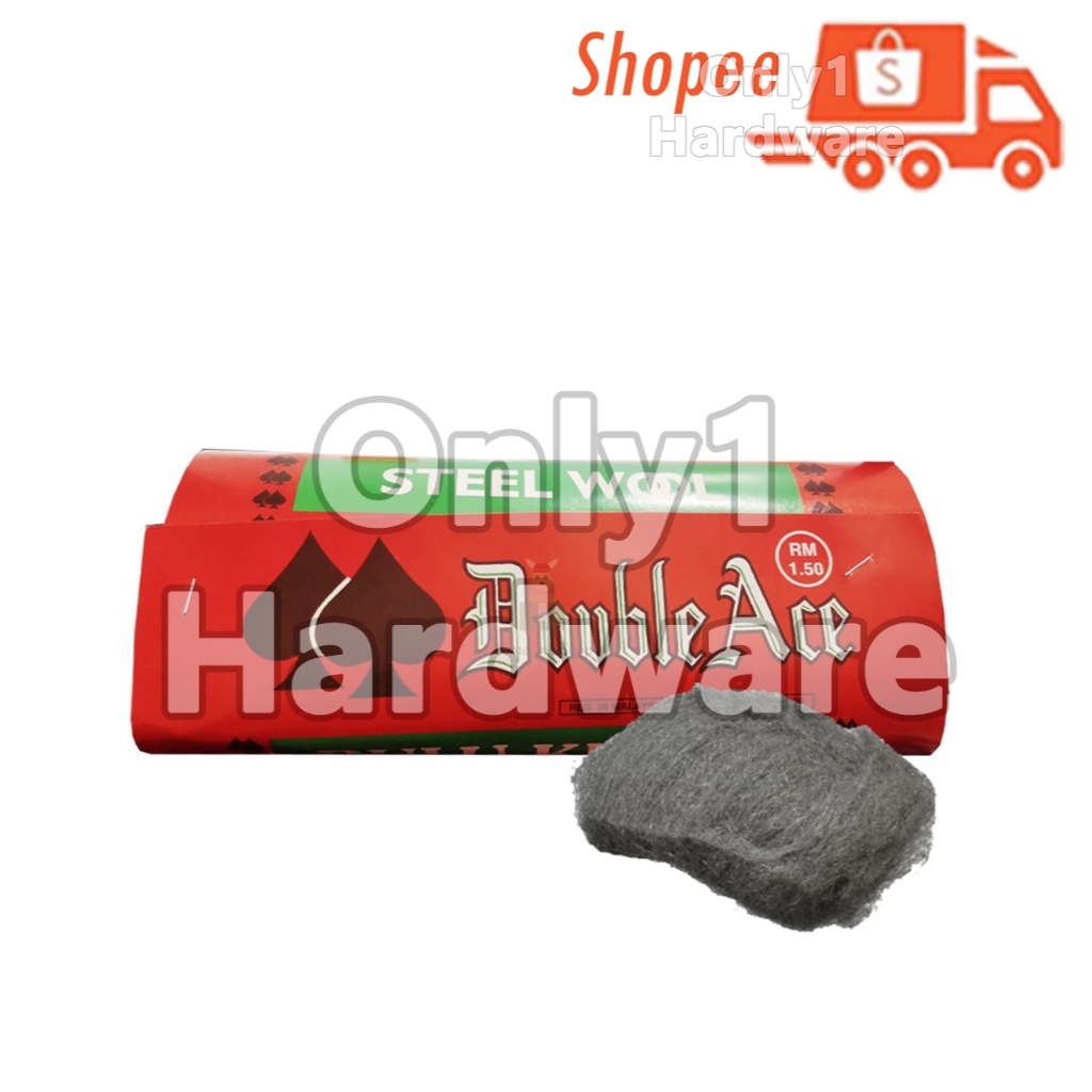 25GM+- DOUBLE ACE STEEL WOOL เหล็กลวด WOOL สําหรับขัดเหล็กลวด WOOL FINEST เหล็ก ลวดไม้