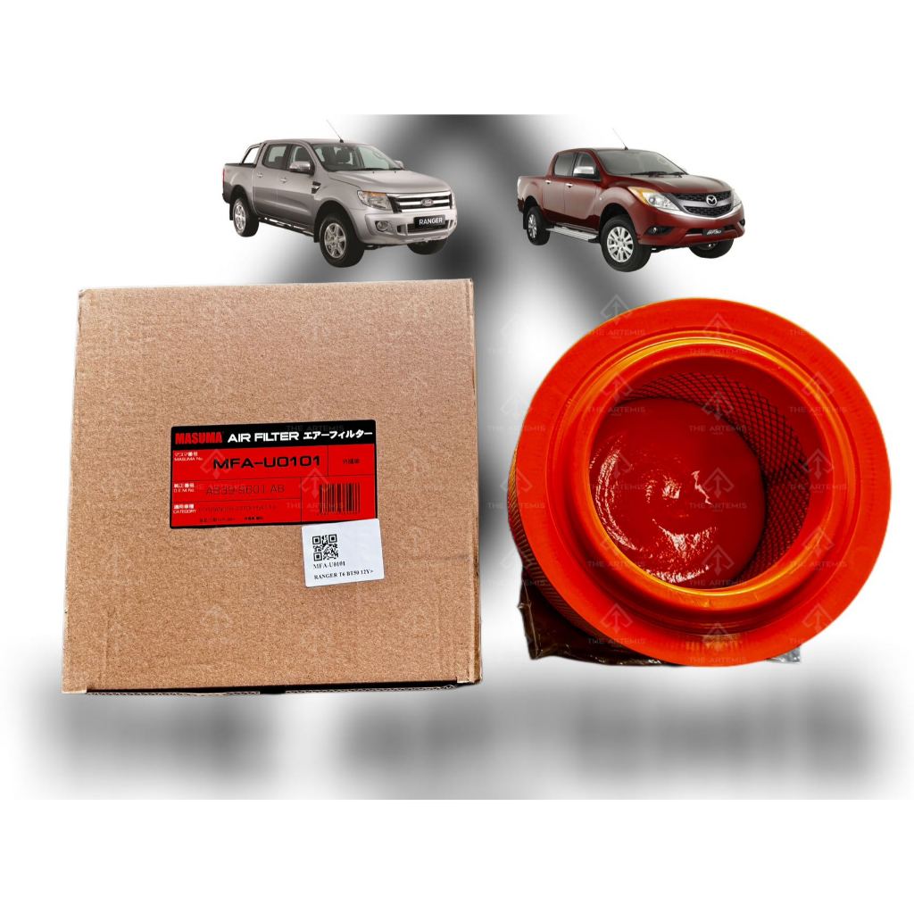 (MASUMA JAPAN)AIR CLEANER FILTER MAZDA BT-50/FORD RANGER T6(MFA-U0101)