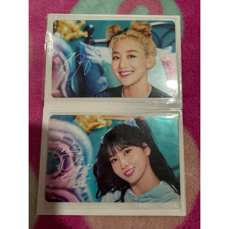 TWICE Twicelights Photobook โฟโต้การ์ดใสอย่างเป็นทางการ Momo Jihyo