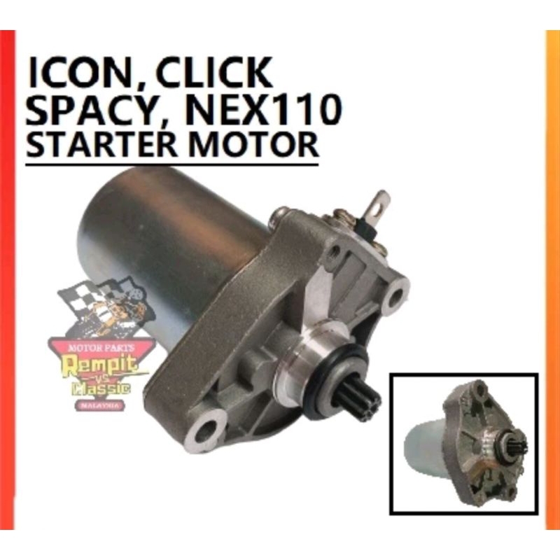HONDA ICON / CLICK / SPACY STARTER MOTOR STATER STARTER MOTOR ICON110 CLICK110 SPACY110 VZ125I BEAT 