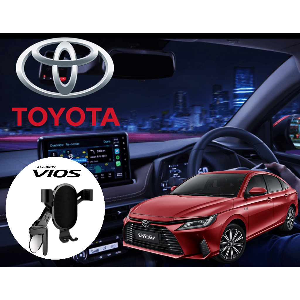 ที่วางโทรศัพท์ในรถยนต์ Toyota Vios 2023-2024 LONIO MG01-