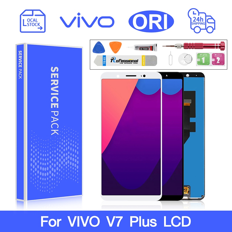 สําหรับ VIVO V7 PLUS / Y79 / X20 PLUS 176 หน้าจอสัมผัส LCD DIGITIZER REPLACEMENT PART กรอบ
