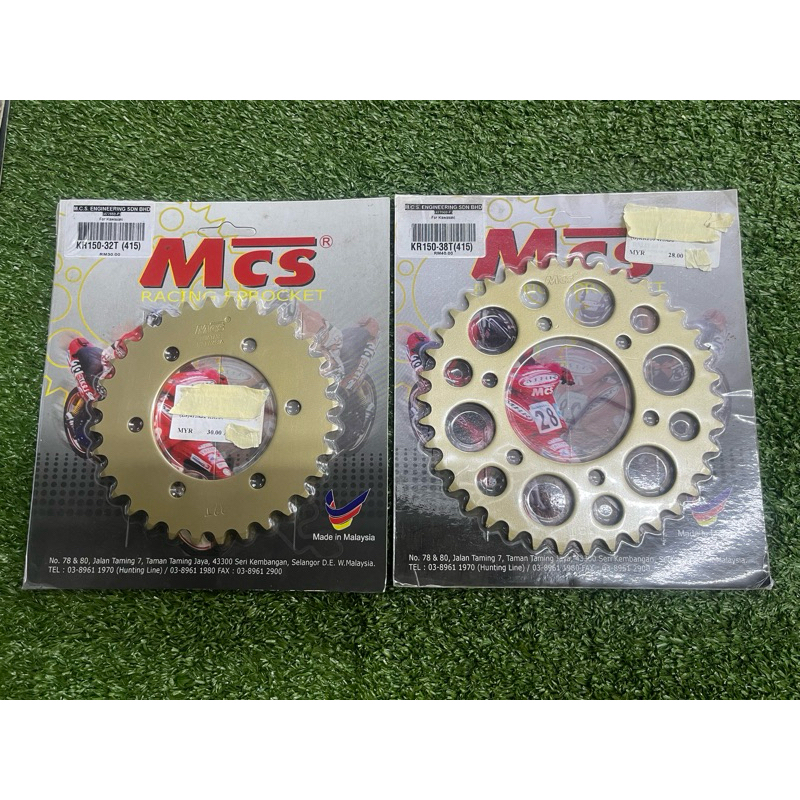 เฟืองแข่ง Mcs 415 Kr150 32-38T
