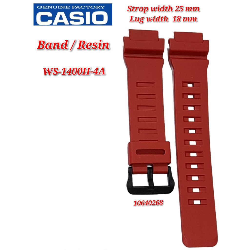 อะไหล่ทดแทน Casio WS-1400H-4A - BAND/RESIN