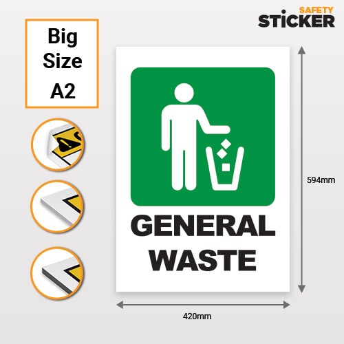 A2 Big Sign Recycle - ขยะทั่วไป
