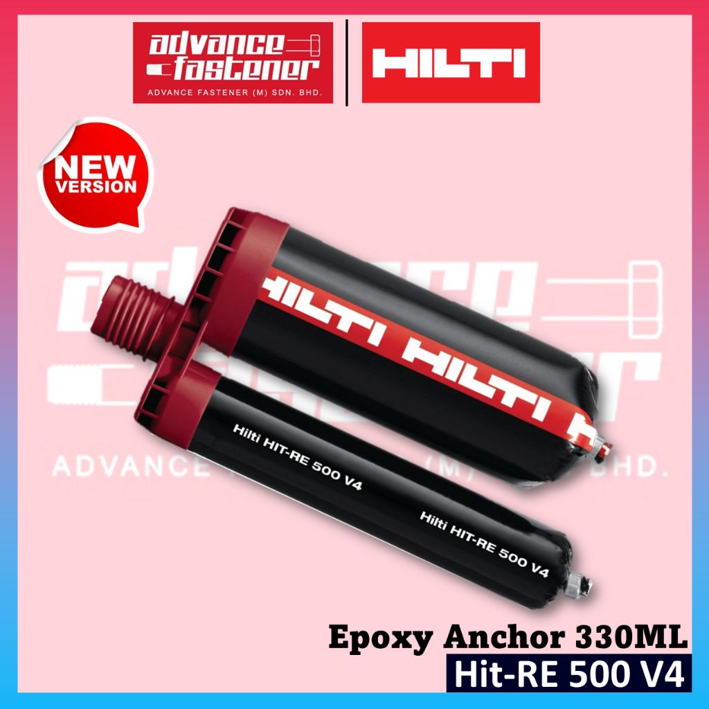 Hilti HIT-HY 200-R V3 / HIT-RE 500 V4 อีพ็อกซี่ Anchor / ครกกาว RE500 / HY200