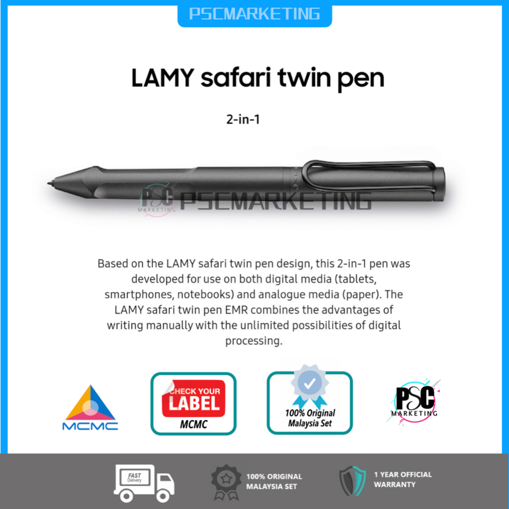 ปากกา Galaxy X LAMY Safari Twin