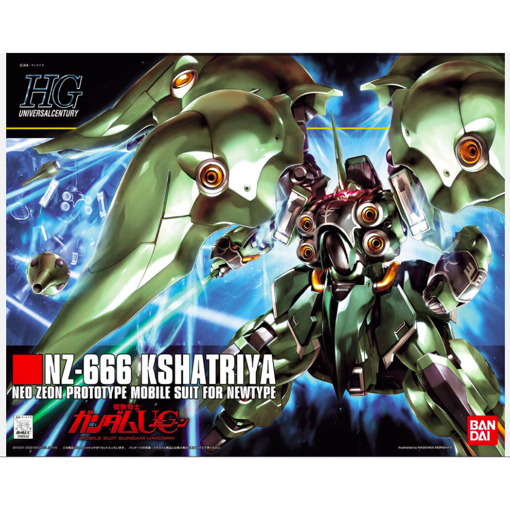 Bandai Namco HG 1/144 Nz-666 Kshatriya (5058263)