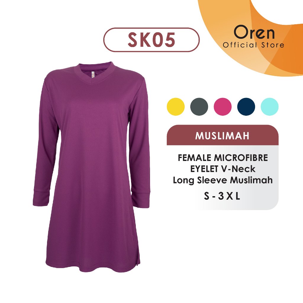 Oren Sport SK เสื้อมุสลิมแห้งเร็ว SK05