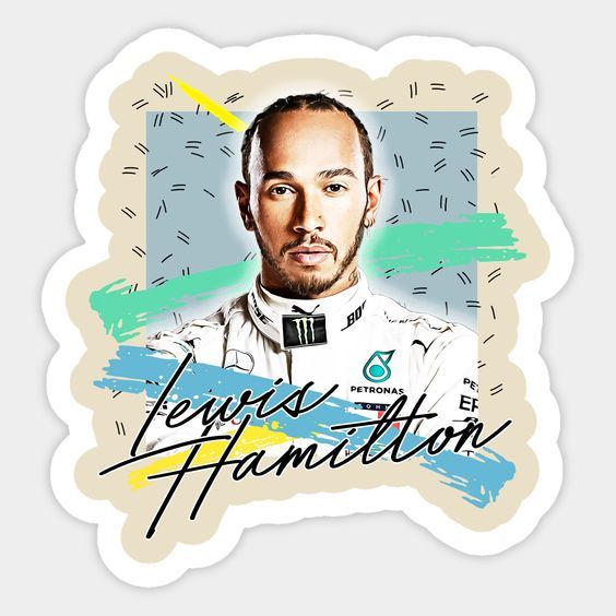 สติ๊กเกอร์ Lewis Hamilton v1