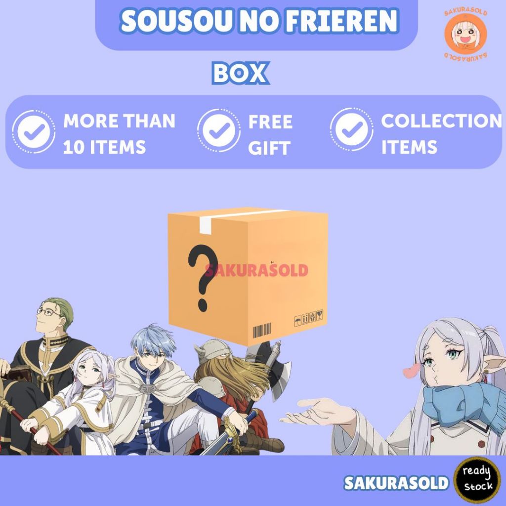 Sousou No Frieren Box Frieren พวงกุญแจ Frieren สติกเกอร์ Frieren Pin Badge Frieren Beyond Journeys E