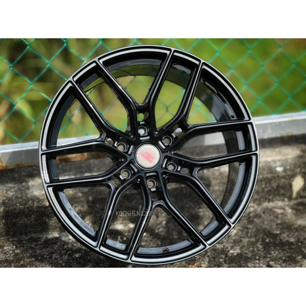 ใหม่ 4x4 OFFROAD Sport Rim AUTO PERFORMANCE ล้อ 20x9J 6x139 ET15 สีดําเงา -
