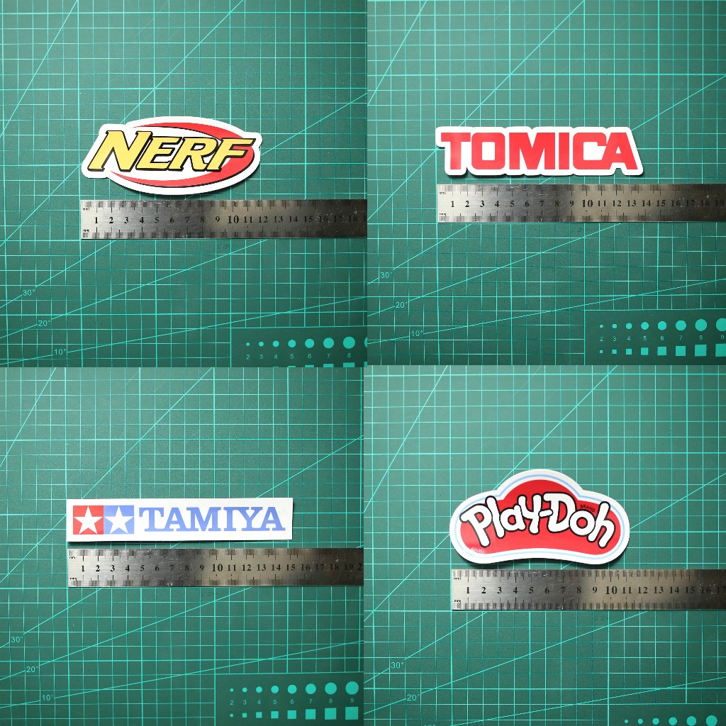 สติ๊กเกอร์ ( Nerf, Tomica, Tamiya, Playdoh )