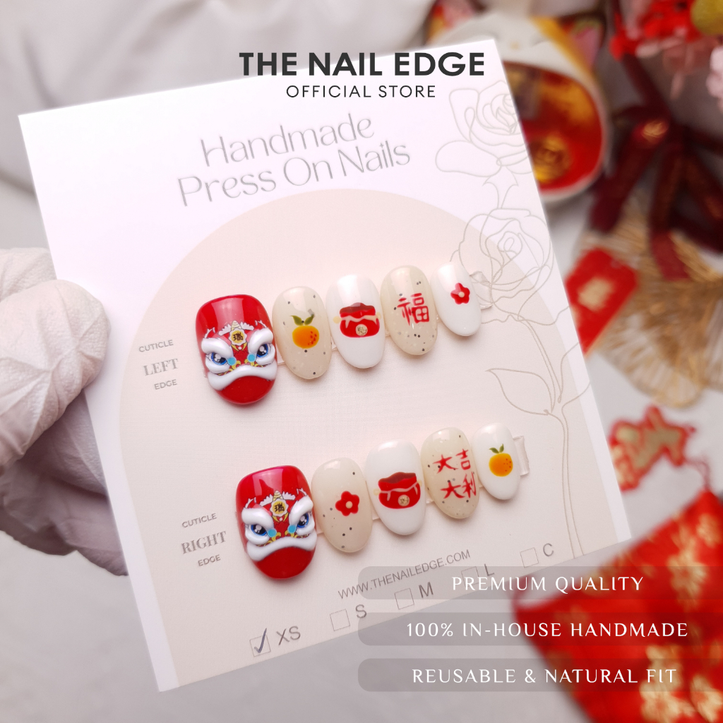 TheNailEdge Premium Handmade Press-On Nails - H052
