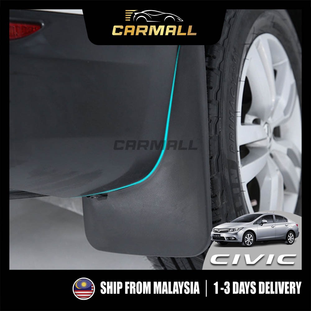 Honda Civic FB 9th TRO 1.8/2.0 Mudguard Mud Flats Fenders Mud Flaps Splash Wheelguard 2012–2016 Civi