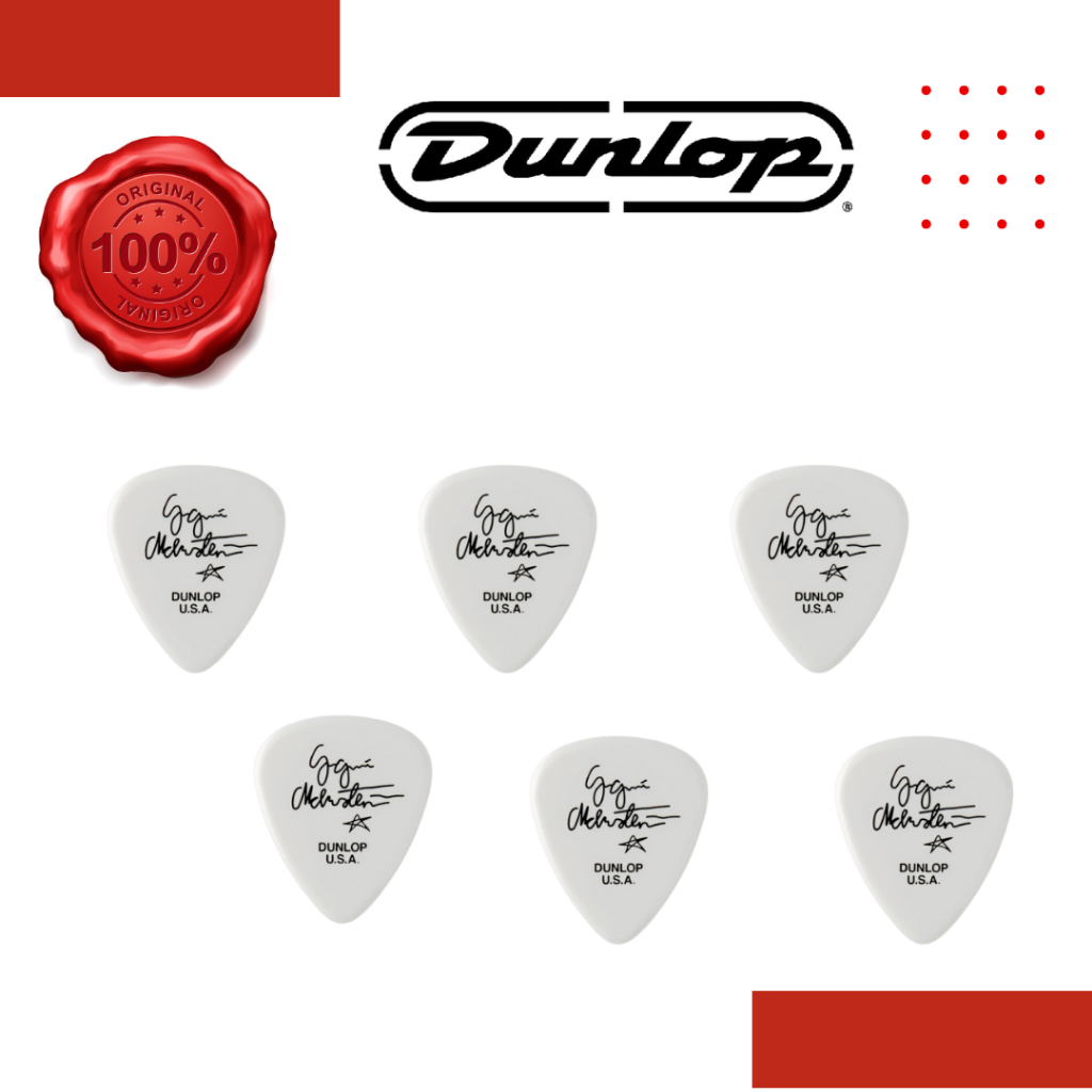 Dunlop YJMP01WH Yngwie Malmsteen Pick สีขาว 1.5MM 6-Pack