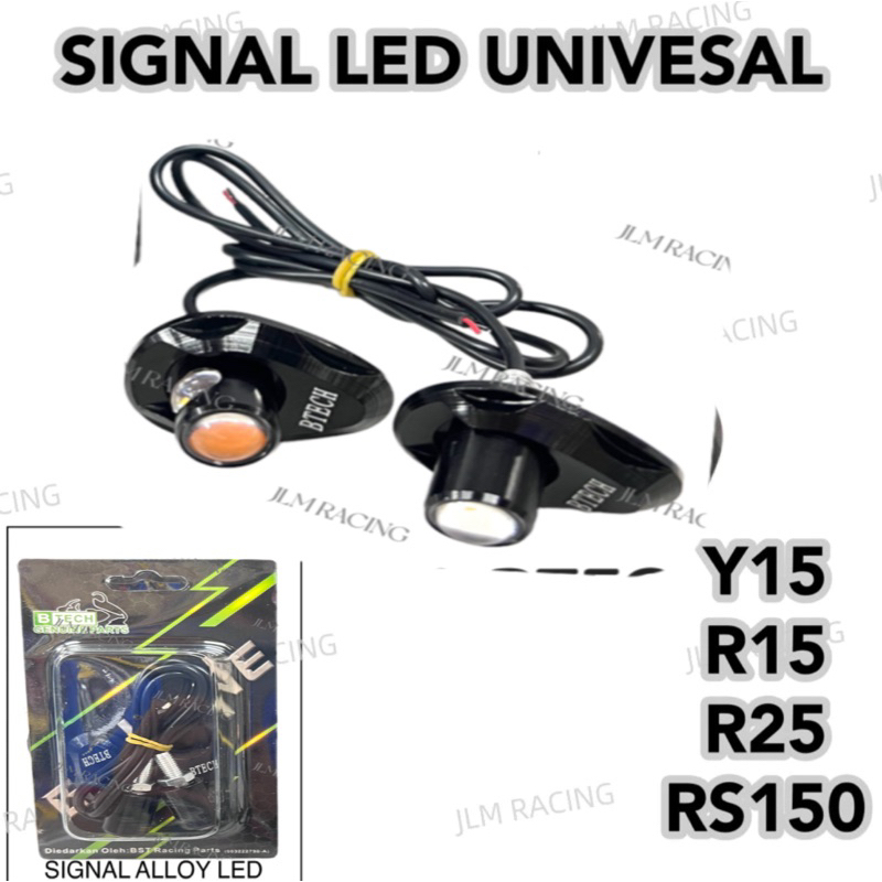 SIGNAL LED /BTECH PART SMALL Y15 V1V2/ LC135 V4V5V6/ NVX155 (UNIVERSAL) 1 PAIR R15 R25
