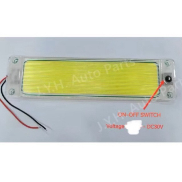 รถ Lorry Room โคมไฟ LED COB โคมไฟในร่ม LED 108LED 24V Super Bright ไฟภายใน