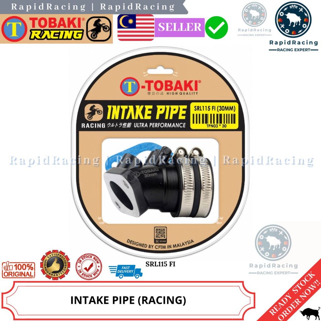 SRL115 FI<< TOBAKI RACING INTAKE PIPE CARBURETOR INLET MANIFOLD YAMAHA SRL 115FI SRL115FI LAGENDA