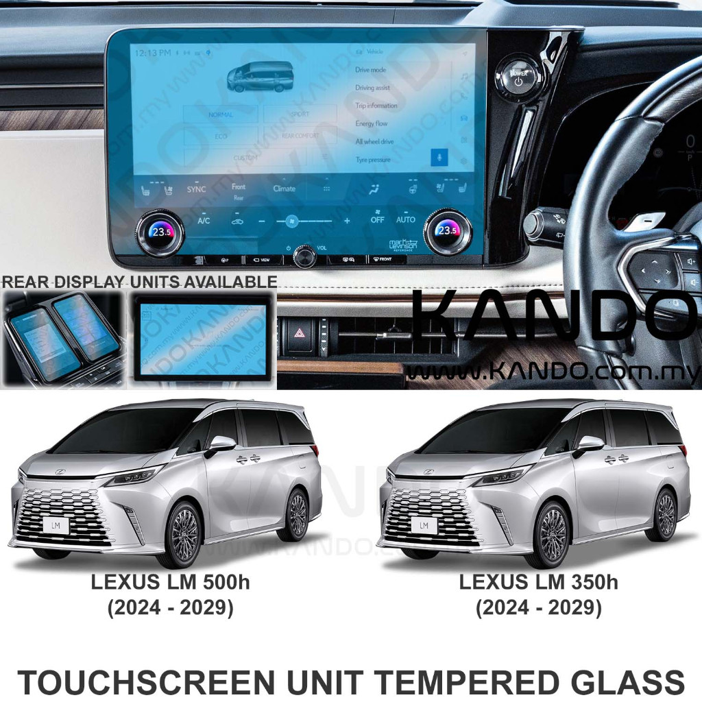 Lexus LM กระจกนิรภัย Lexus LM 350h กระจกนิรภัย Lexus LM 500h กระจกนิรภัย LM แก้ว LM หน้าจอ LM