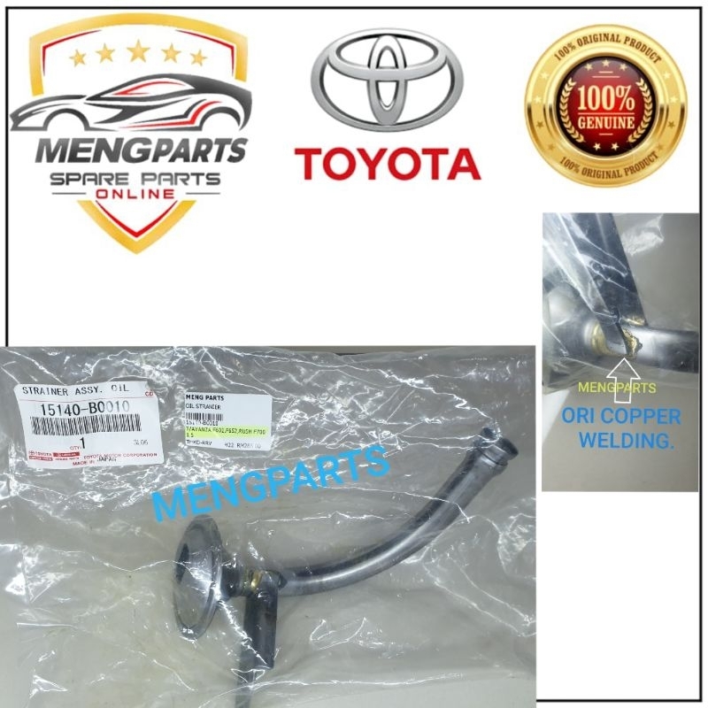 TOYOTA AVANZA 1.3 & 1.5 F601 F602 F652 & RISH F700 น้ํามันเครื่อง STRAINER 15140-B0010