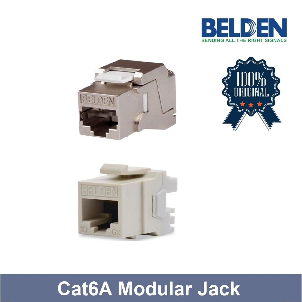 Belden Cat6A Shielded Modular Jack (Belden AX104562 ขวาน102282)