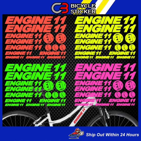 เครื่องยนต์ 11 สติ๊กเกอร์จักรยาน ENGINE 11 สติ๊กเกอร์ / SB32