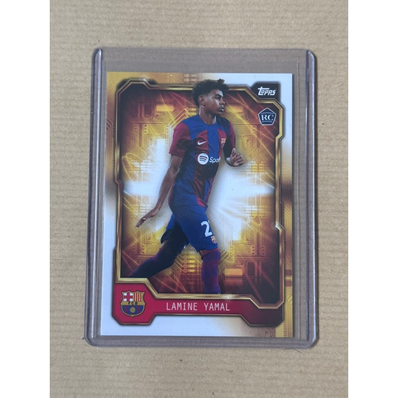 2023-24 TOPPS TEAM SET FC BARCELONA LAMINE YAMAL RC ROOKIE INSERT