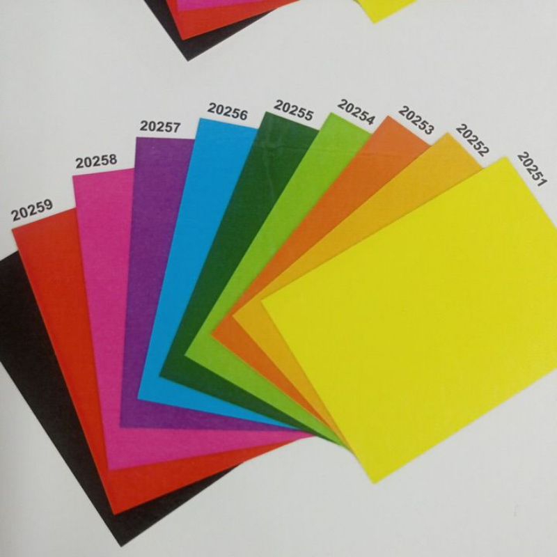 BRIGHT COLOUR MANILA CARD 10S