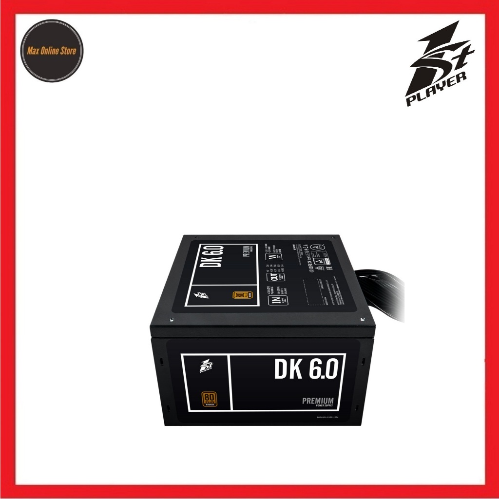 1ST PLAYER DK 6.0 600W 80 Plus Bronze Non Modular Power Supply Unit PSU