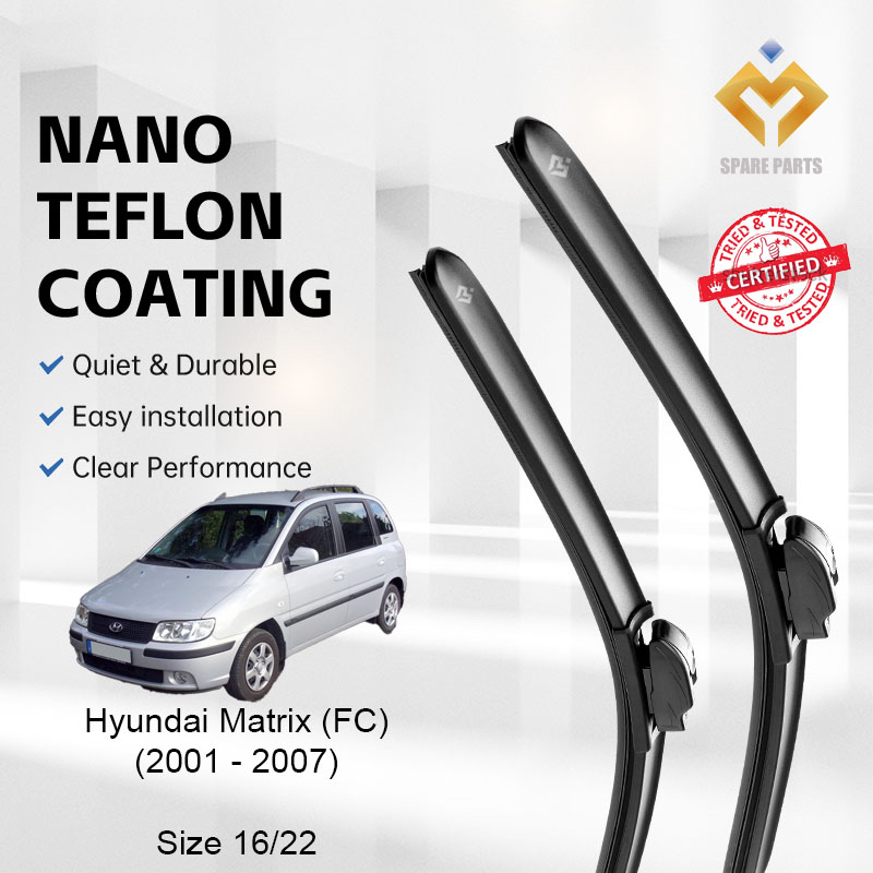 Matrix FC 2001-2007 คุณภาพระดับพรีเมียม Japan Tech ที่ปัดน้ําฝนรถยนต์ 1 ชุด 16 "+22" U Hook