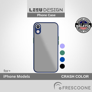เคสโทรศัพท์มือถือ ป้องกันกระแทก ลาย LEEU CRASH COLOR สําหรับ iPhone X XS XR XS Max 7 Plus 8 Plus