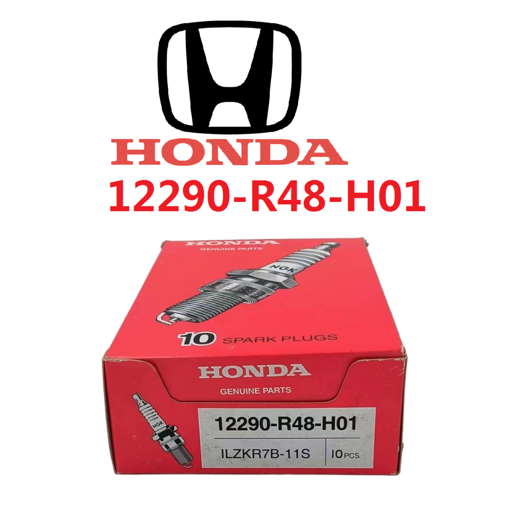 หัวเทียนฮอนด้าอิริเดียม 12290-R48-H01 สําหรับ Accord TAO 2.4 Odyssey RB1 2.4 (ILZKR7B-11S) 4 ชิ้น