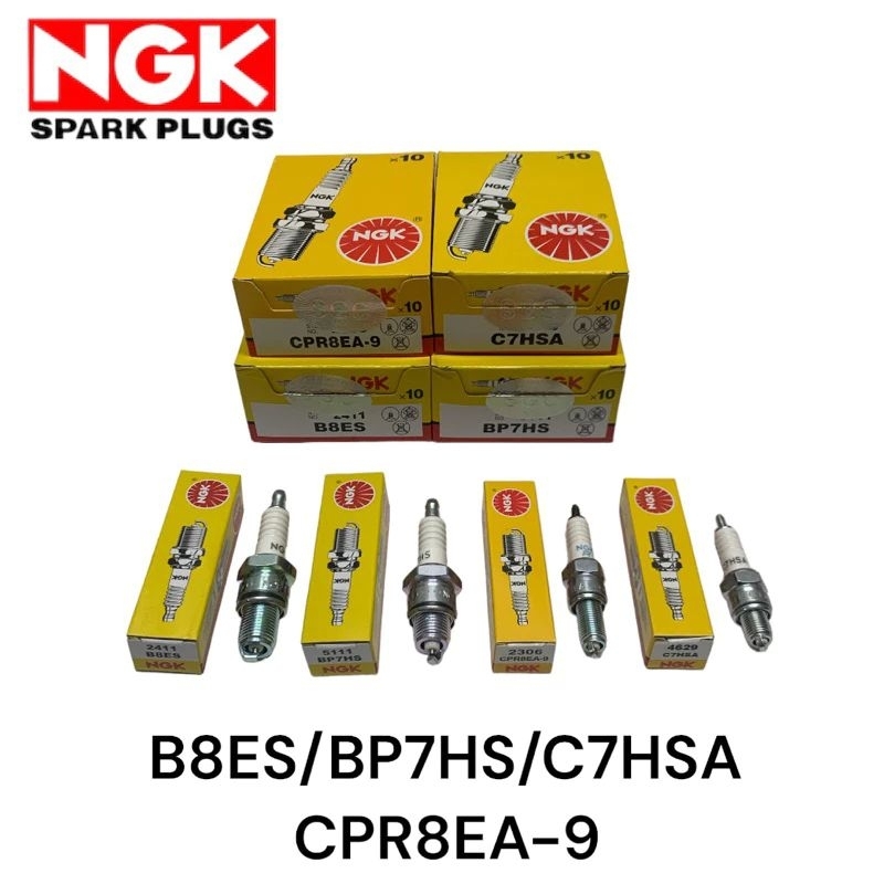 LC135 Y15 EX5 RXZ Y125 Y110 NGK SPARK PLUG C7HSA BP7HS B8ES R8EA-9