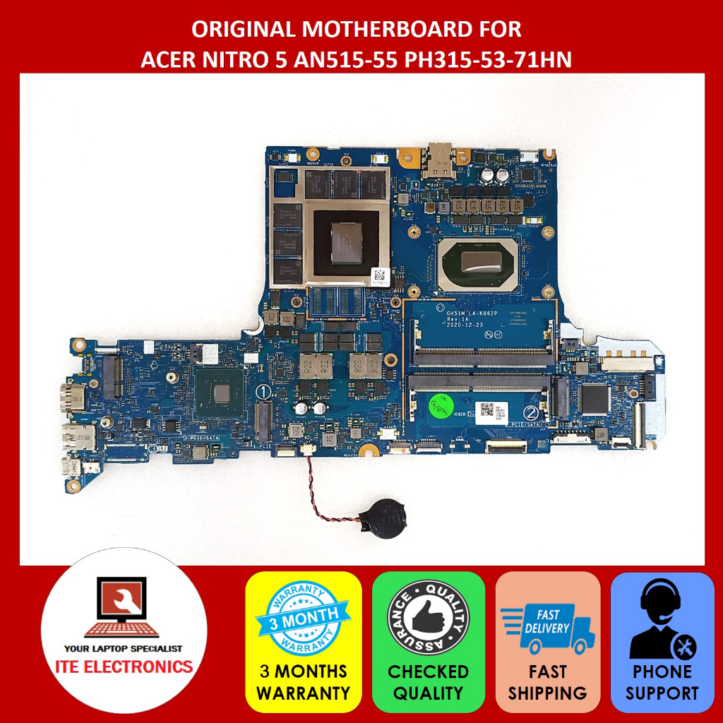 ACER NITRO 5 AN515-55 PREDATOR PH315-53-71HN INTEL CORE i5/i7 NVIDIA GEFORCE RTX 3060/1650 แล็ปท็อป 