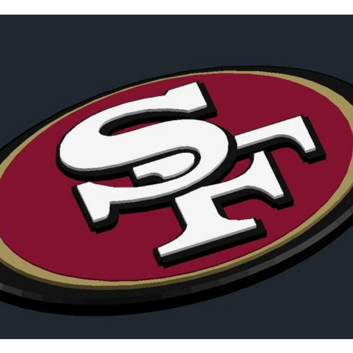 SAN FRANCISCCO 49ERS แม่เหล็กติดตู้เย็น