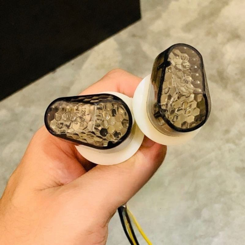 (DC31)D90 SIGNAL LED ชุดป้าย LED RS150 R25 R15 ZX150 RR150 Y15 Y15ZR Fairing ใช้สีเหลือง Y15ZR BELAK